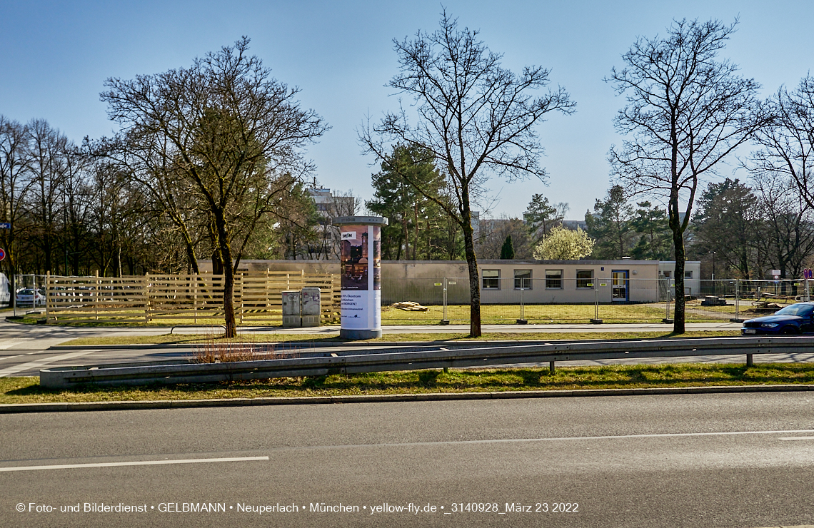 21.03.2022 - Baustelle am Haus für Kinder in Neuperlach